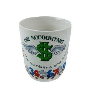 George Good Message Mugs Vintage Coffee Cup Japan The Accountant Christmas Gift